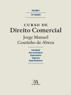 cover image of Curso de Direito Comercial--Volume I--13ª Edição